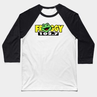 Defunct Froggy Radio Station Baseball T-Shirt